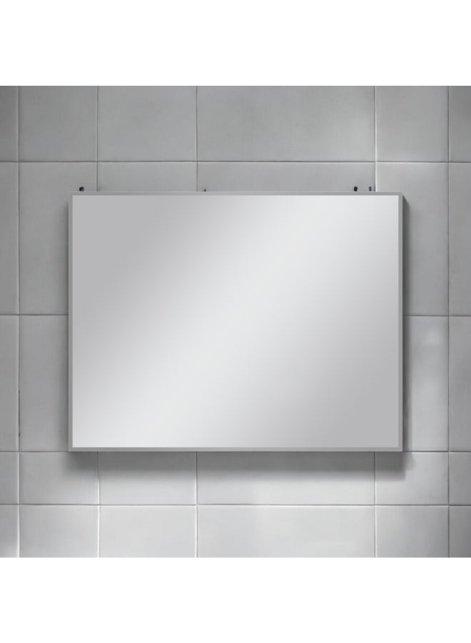 اكوا دروب مرآة حمام مستطيلة سادة فضي 70 × 90 سم DWNM7090SSF-BS - Image 2